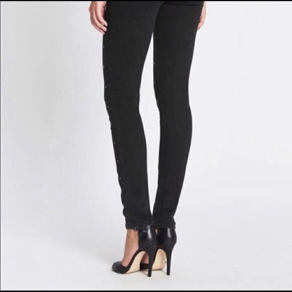 Paige Jeans Verdugo Skinny Rhinestone Jeans (25) - Picture 3 of 12